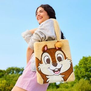 🐿️Disney Chip n Dale Plush Tote Bag
